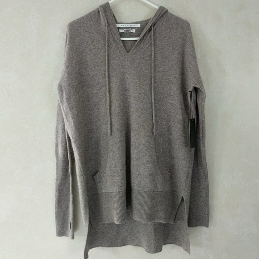 Max Studio Cashmere Hoodie Sweatshirt Size Small
